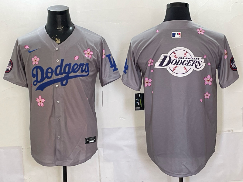 Men Los Angeles Dodgers blank grey Game 2026 Nike MLB Jersey 063100